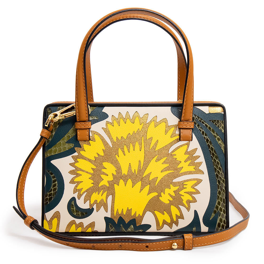 Loewe Postal Small Floral Soft Calf Python Exotic… - image 1